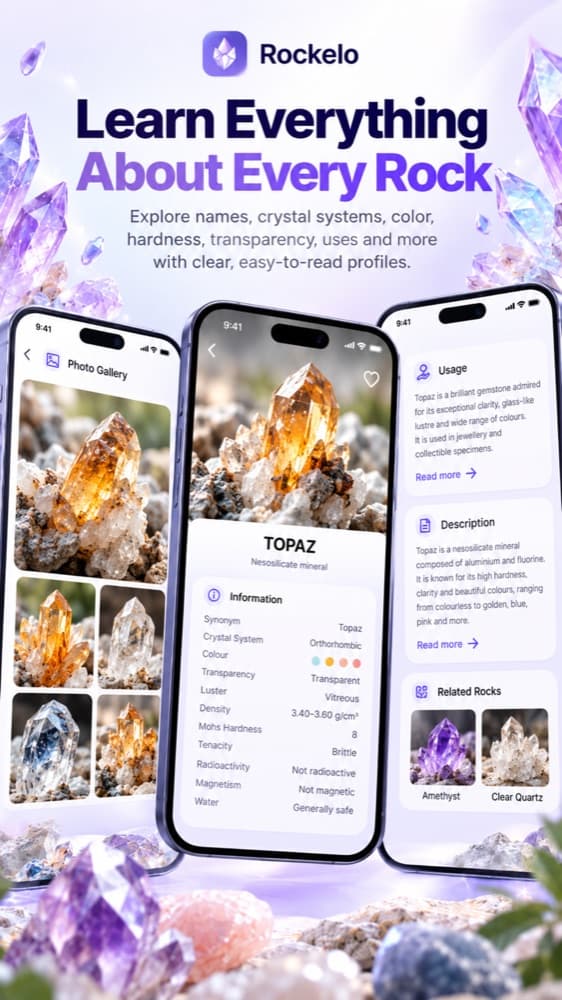 Rockelo topaz profile and photo references
